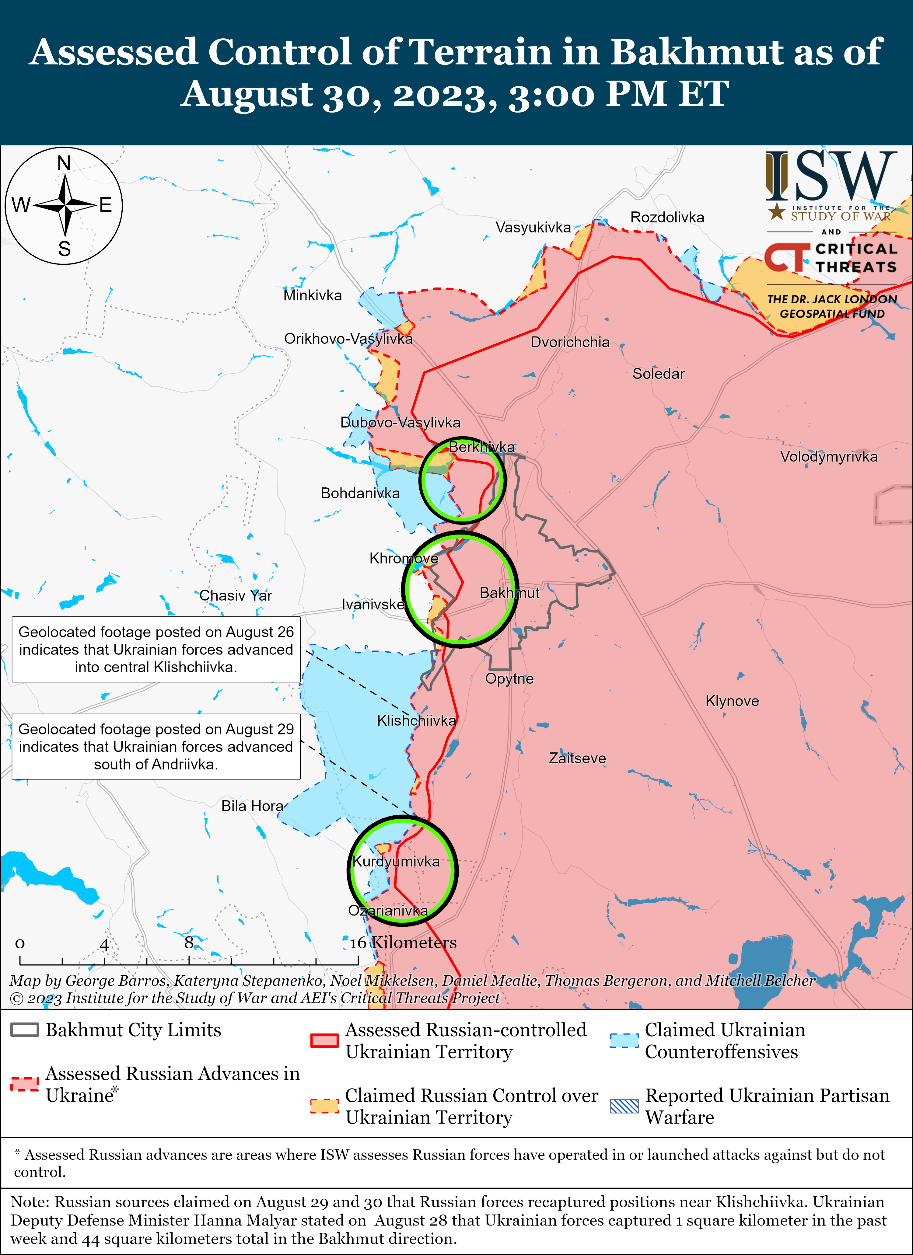 Russian Offensive Campaign Assessment, August 30, 2023 | Institute For ...